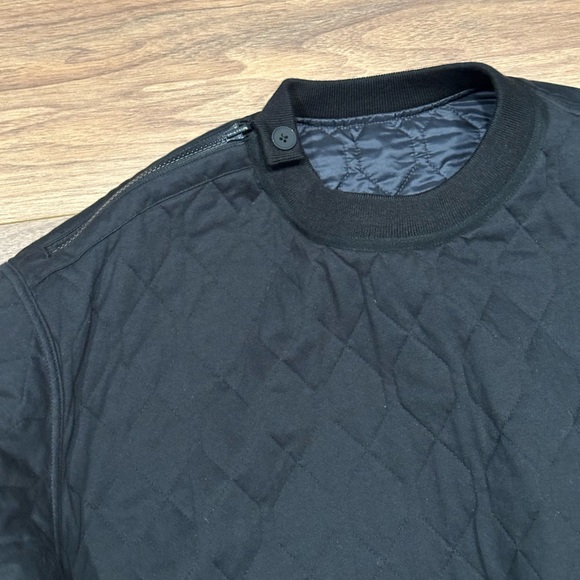 Adidas X Y-3 Quilted Reversible Crewneck Sweater Pullover in Black Size XL - Picture 9 of 14